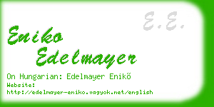 eniko edelmayer business card