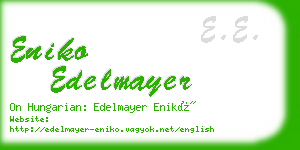 eniko edelmayer business card